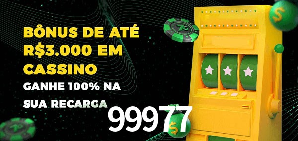 99977 melhor bônus de depósito